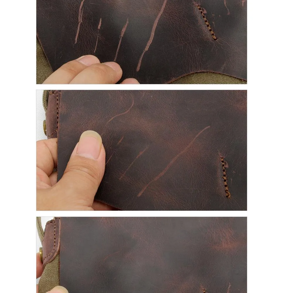 Crocodile Patterned Leather Travel Duffel Weekender Bag