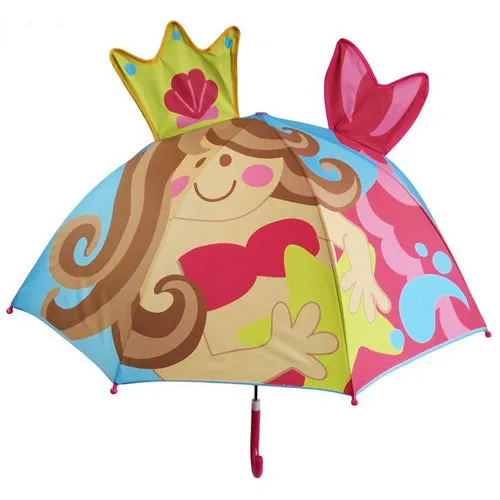Cute Cartoon Children Umbrella animation creative  long-handled 3D ear modeling kids umbrella For boys girls