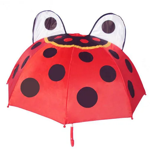 Cute Cartoon Children Umbrella animation creative  long-handled 3D ear modeling kids umbrella For boys girls