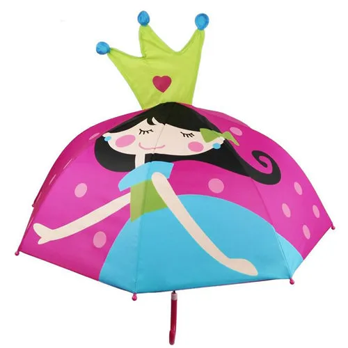Cute Cartoon Children Umbrella animation creative  long-handled 3D ear modeling kids umbrella For boys girls