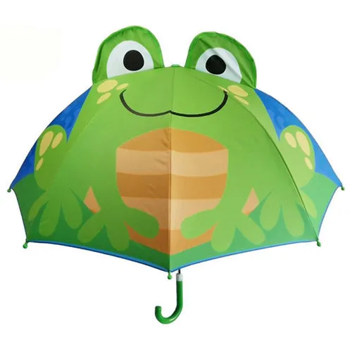 Cute Cartoon Children Umbrella animation creative  long-handled 3D ear modeling kids umbrella For boys girls
