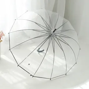 Cute Clear Paraguas Good Quality Transparent Umbrella