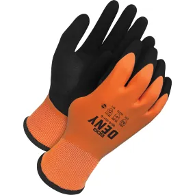 Deny™ Lined Cut & Liquid Resistant Gloves, Size 8, 15 Gauge, Foam Nitrile/Rubber Latex Coated, Nylon Shell, ASTM ANSI Level A3/EN 388 Level C