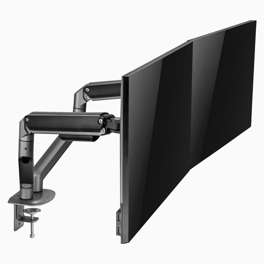 Desky Dual Spring Eco Monitor Arm