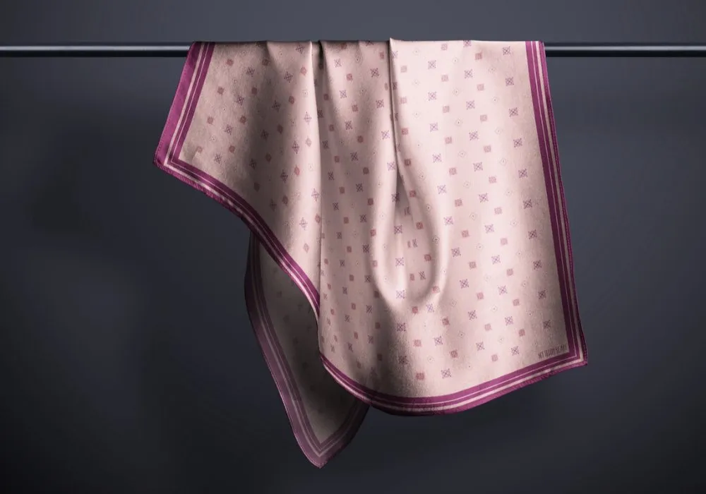 Diamond in Blush Square