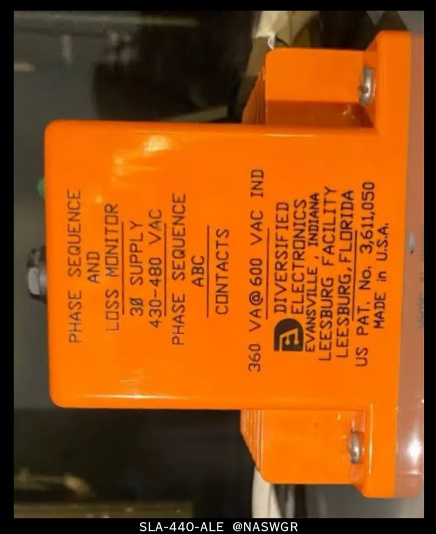 Diversified Electronics SLA-440-ALE Phase Voltage Monitor - 480vAC