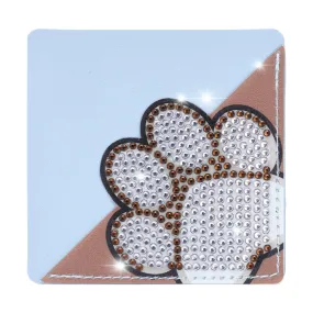 DIY Diamond Art Bookmarks Art Craft 5D Cat Paw Triangle for Beginner Adults Kids