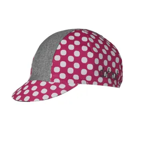 Dotout Dots Women Cap - Cherry/White