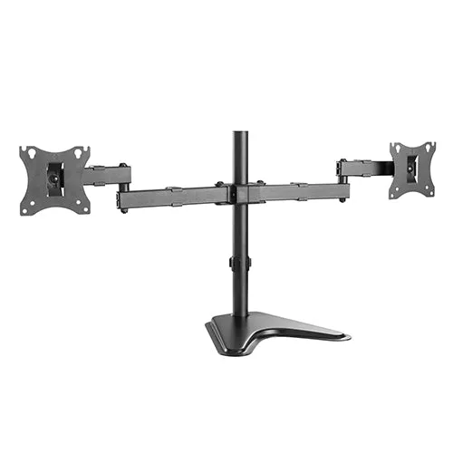 Dual-Monitor Steel Articulating Monitor Mount - SH M0011C (Fits Most 13" ~ 34")