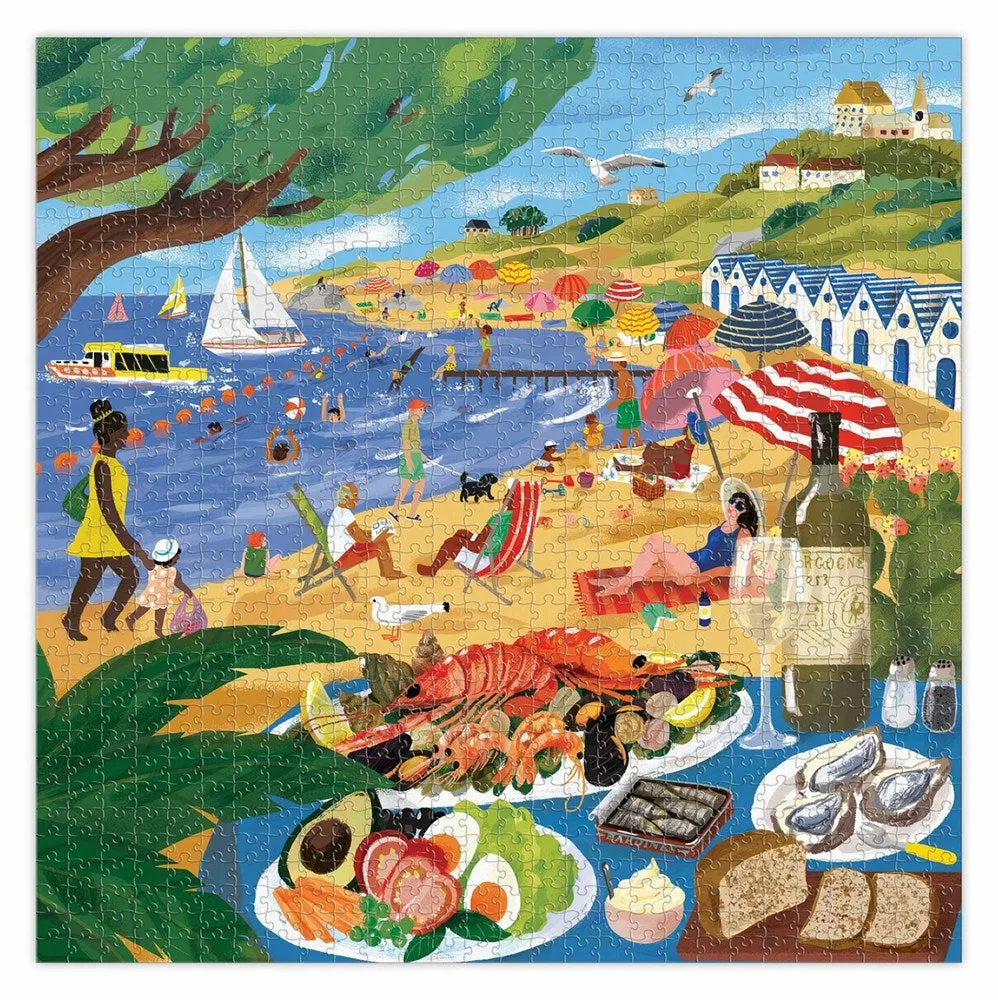 EeBoo 1000 piece puzzle- Beach Umbrella