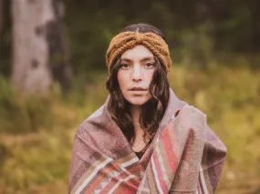 ethik merino wool || front knot headwarmer