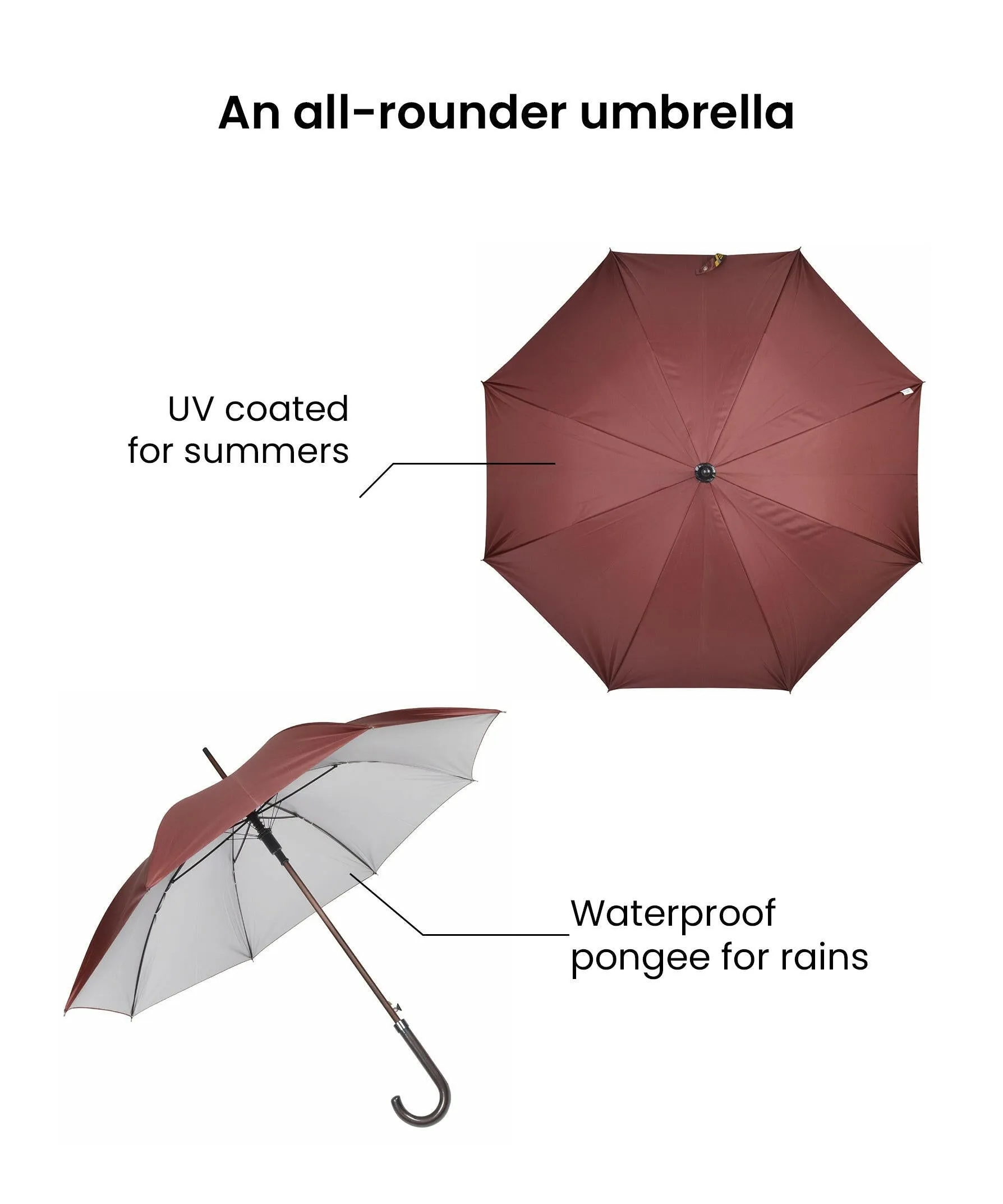 EUME - Forlin 23" 1-fold AO Umbrella