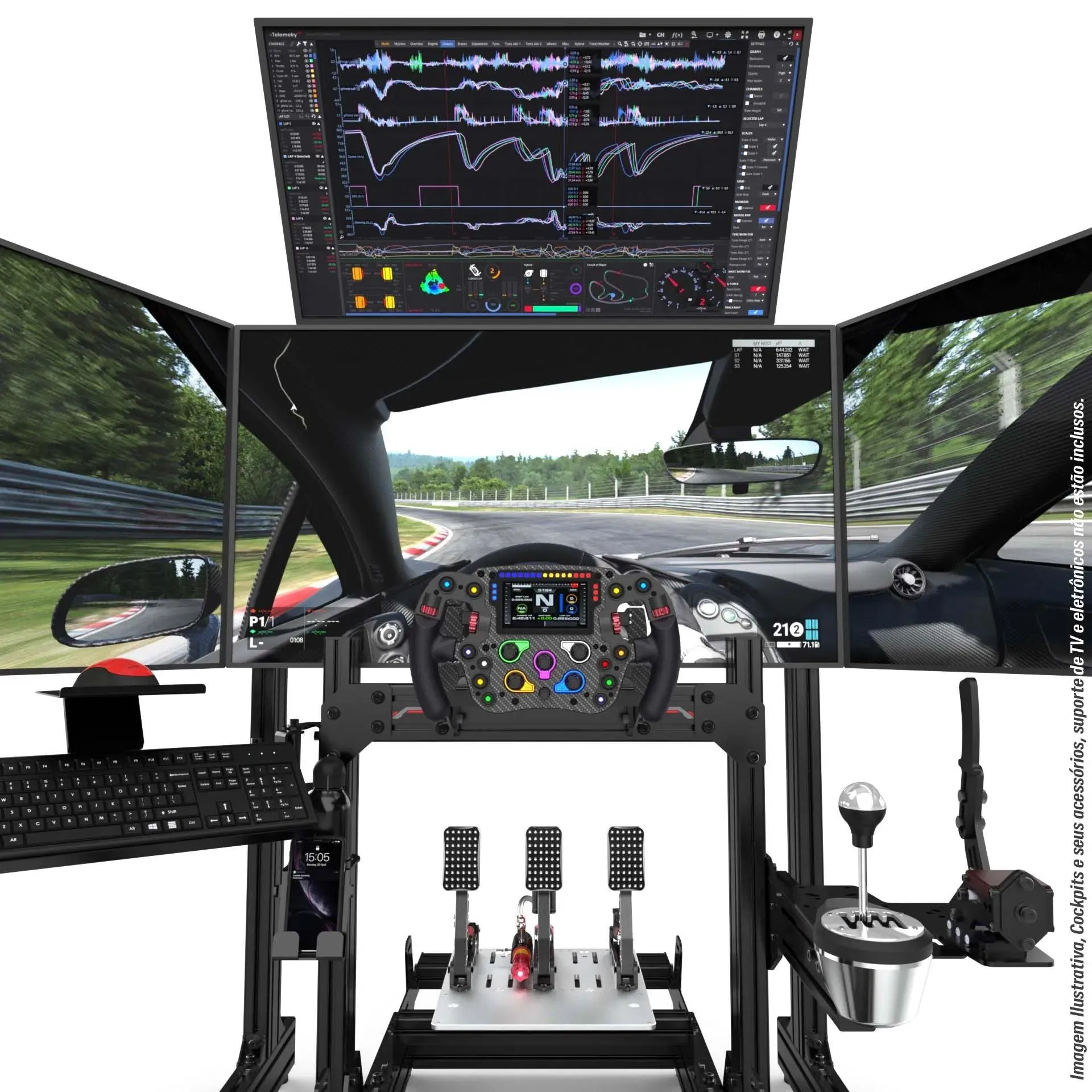 EXTREME TOP SCREEN ADD-ON FOR ALUMINUM PROFILE TV STAND