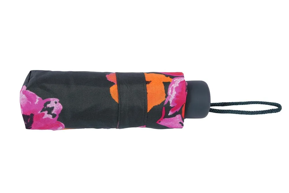 FabSeasons 5 fold Floral Digital Printed Small Compact Manual Green Umbrella
