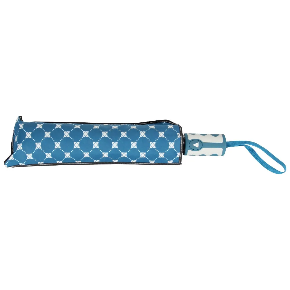 FabSeasons Blue Printed 3 fold fancy Umbrella