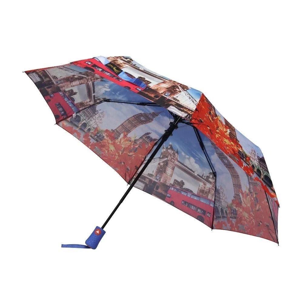 Fabseasons Colosseum & St. Peter's Basilica Rome Printed 3 Fold Fancy Umbrella