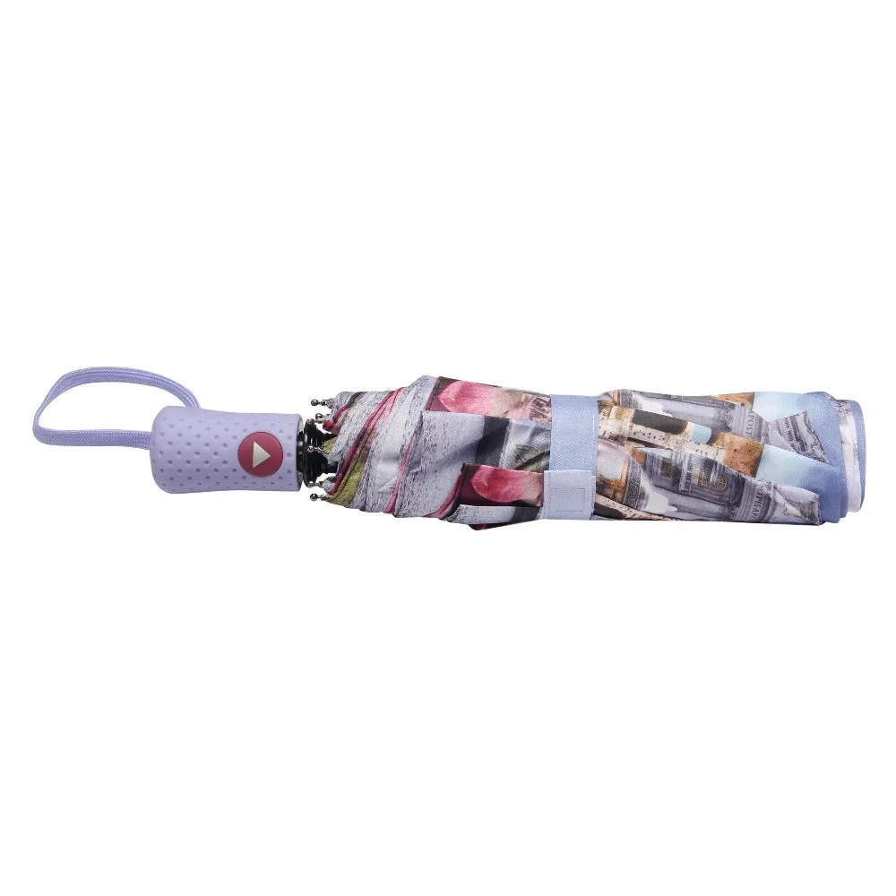 Fabseasons Colosseum & St. Peter's Basilica Rome Printed 3 Fold Fancy Umbrella