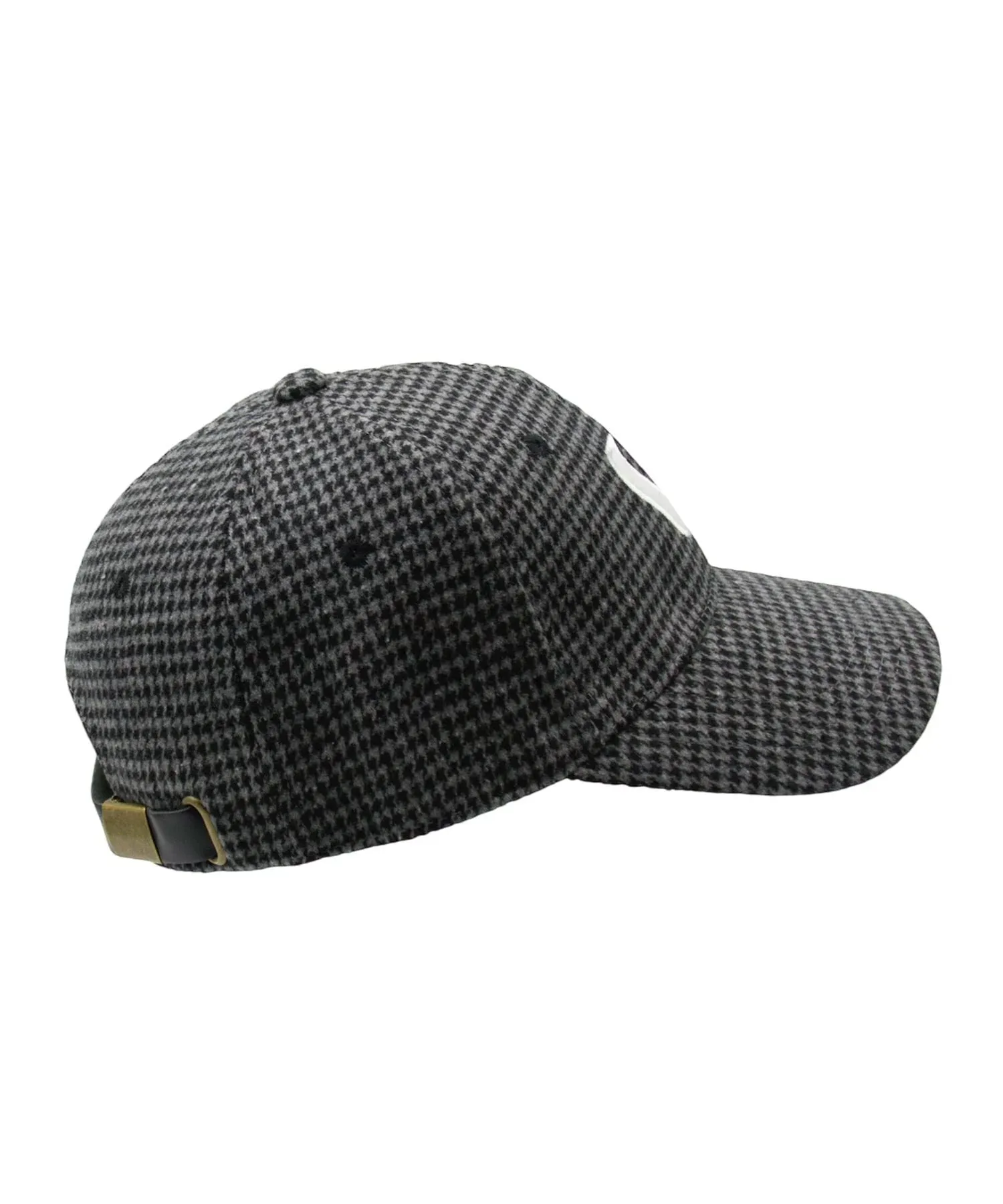 FEELS MELTON CAP HOUNDSTOOTH GRAY