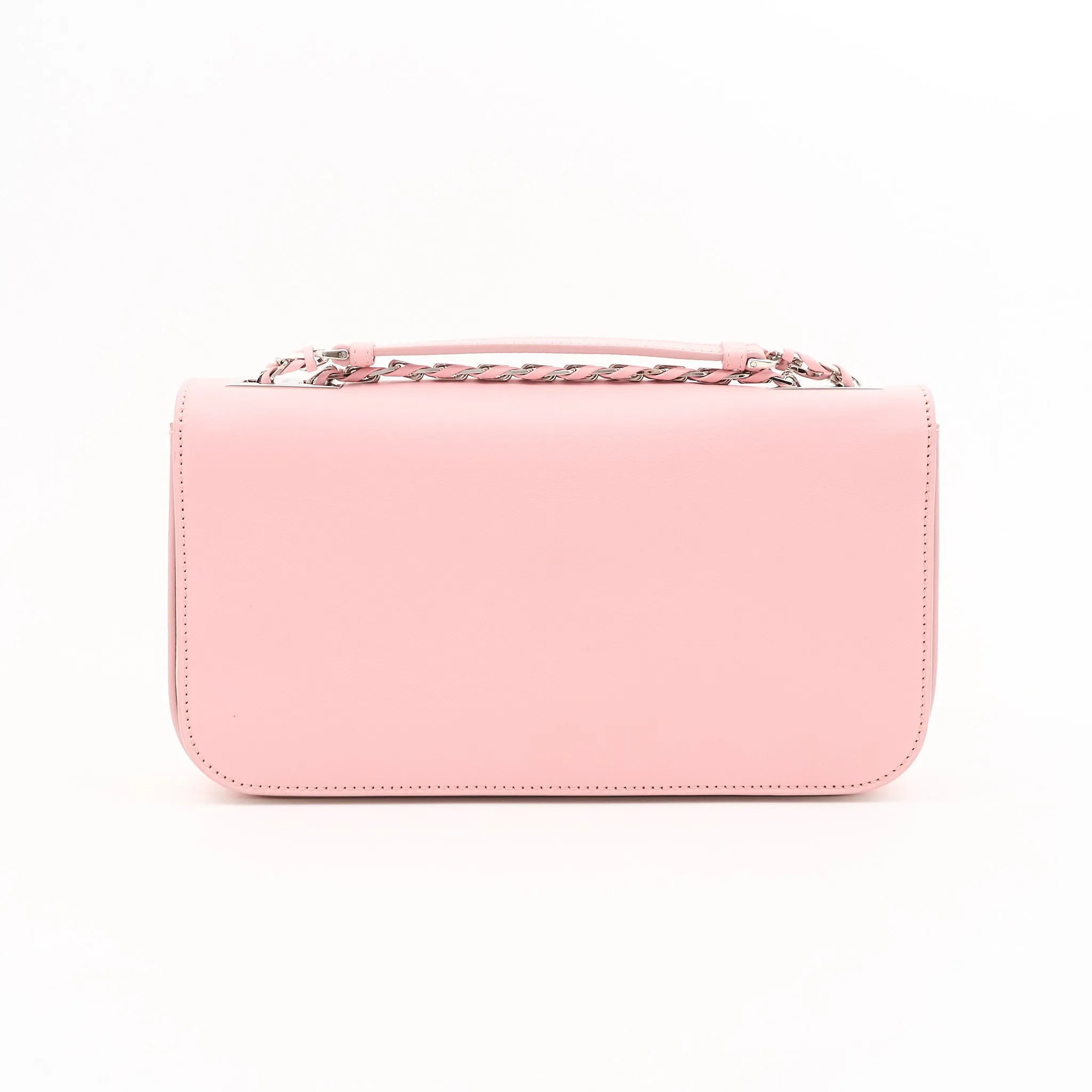 Fendi Pink Leather 3 Baguette Crossbody Bag