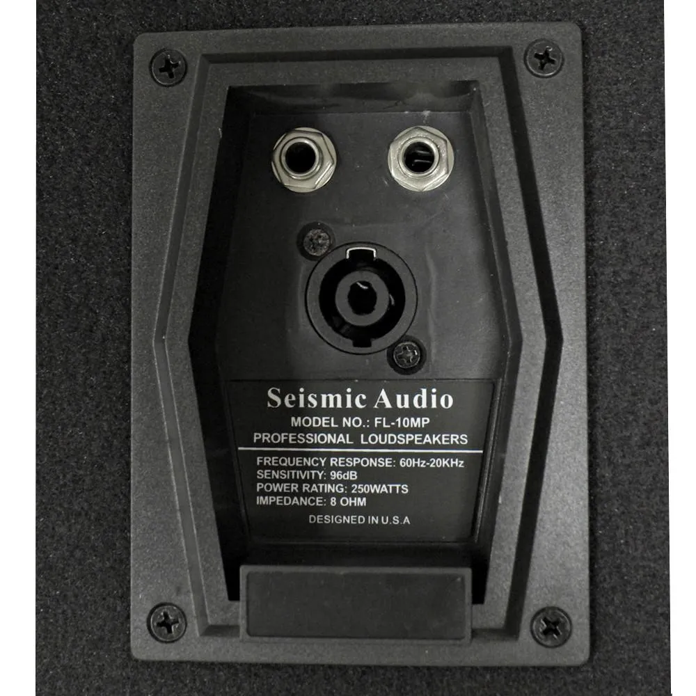 FL-10MP - Premium 10" PA Floor Monitors with Titanium Horns