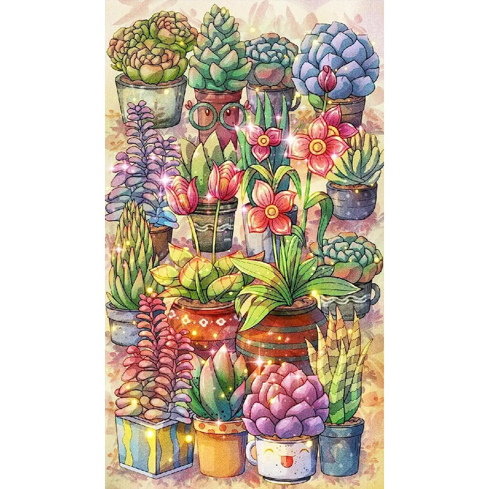 Fresh Bouquet - Full Round Drill Diamond Painting 40*70CM