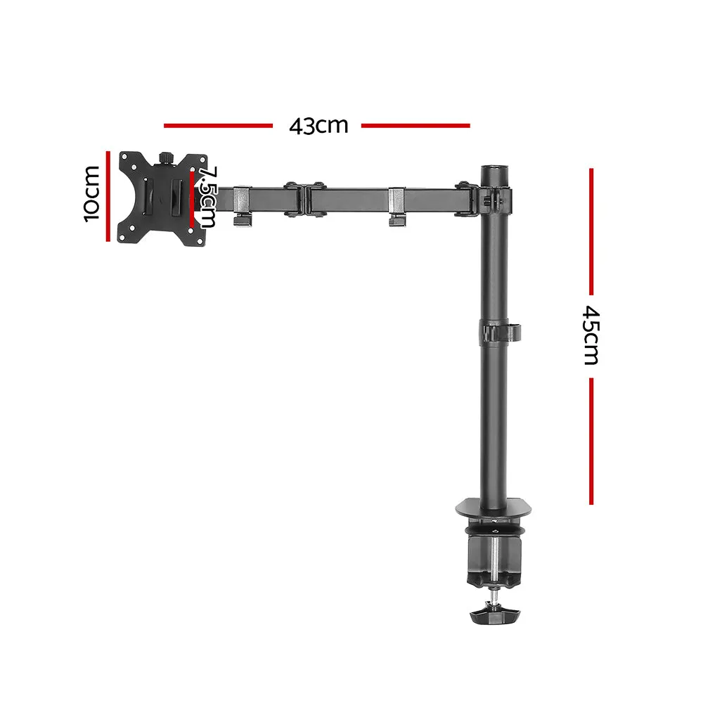Fully Adjustable Dual Monitor Arm Mount, 32" Up to 9kg - Artiss