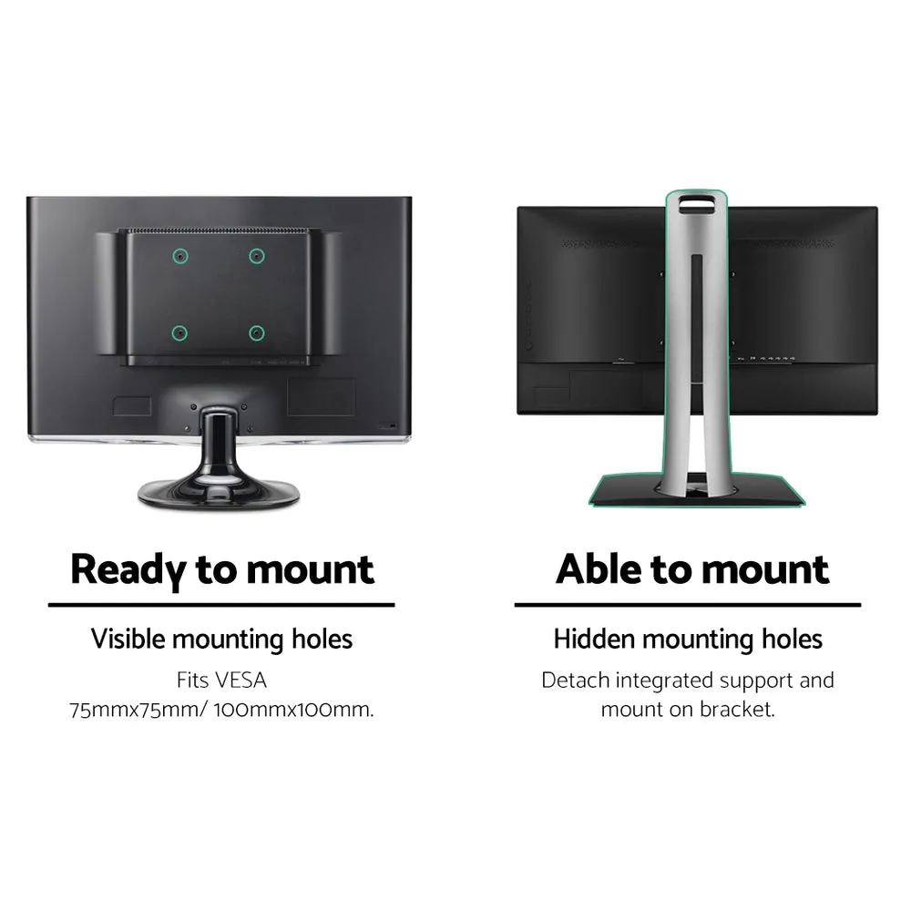 Fully Adjustable Dual Monitor Arm Mount, 32" Up to 9kg - Artiss