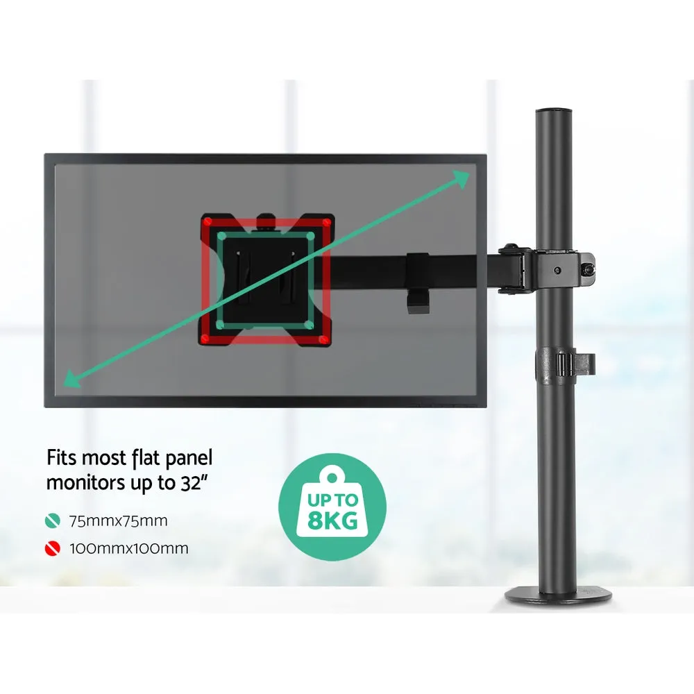 Fully Adjustable Dual Monitor Arm Mount, 32" Up to 9kg - Artiss