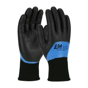 G-Tek Polykor® Acrylic Lined Double-Dipped Nitrile Foam Grip Winter Work Glove (Cut Level 4)
