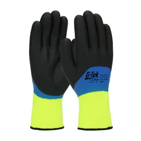 G-Tek Polykor® Acrylic Lined Nitrile Foam Grip Winter Work Glove (Cut Level 3)