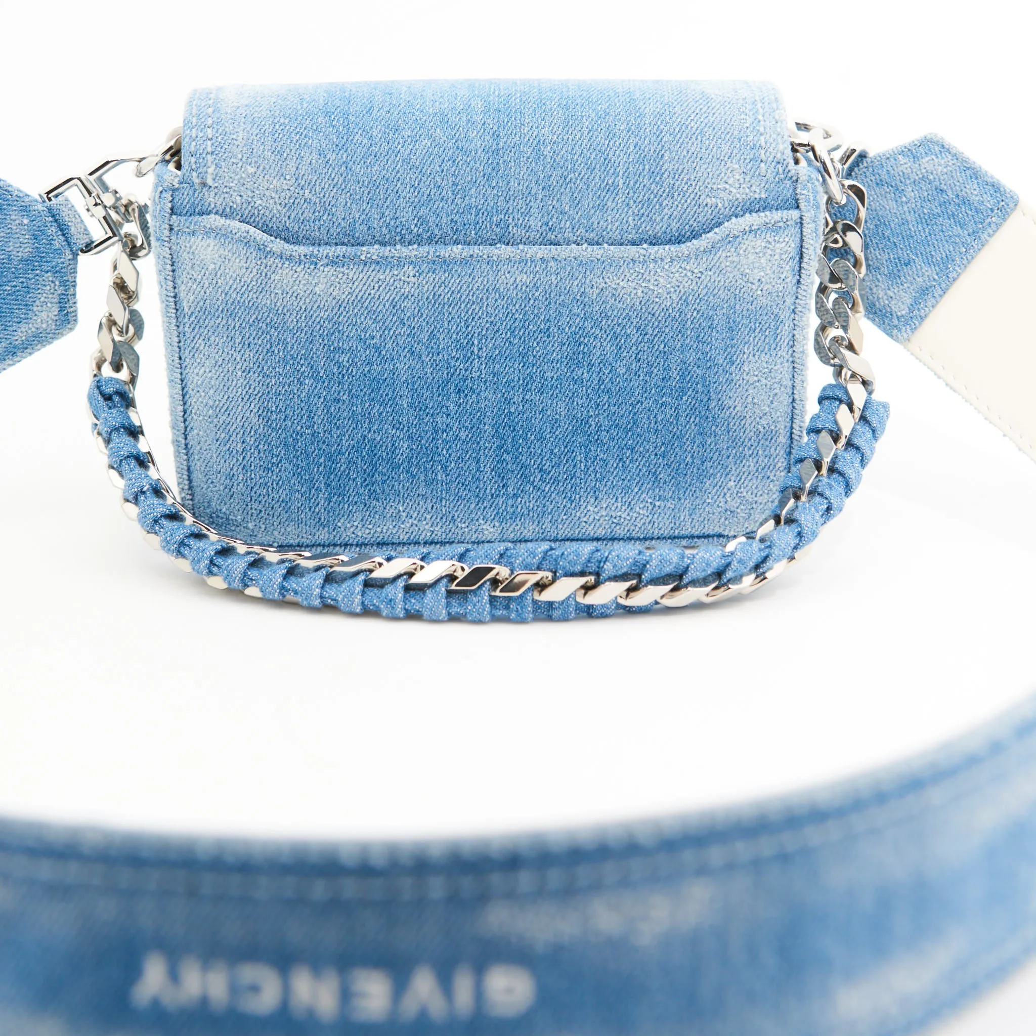 Givenchy Denim 4G Handbag in Blue Denim