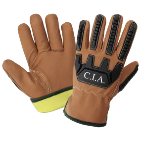 Global Glove & Safety CIA3800 Impact, Oil, Water, Cut, and Flame Resistant Goatskin Gloves, Cut A5