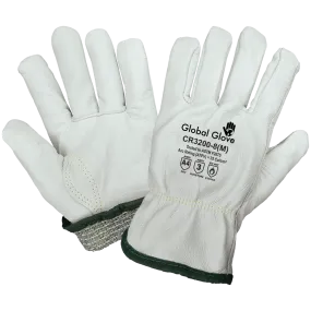 Global Glove & Safety CR3200 Cut and Heat Resistant Leather Drivers, Cut A4