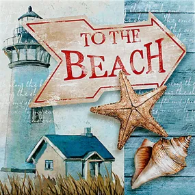 Go To The Beach - Full Square Drill Diamond Painting 50*50CM
