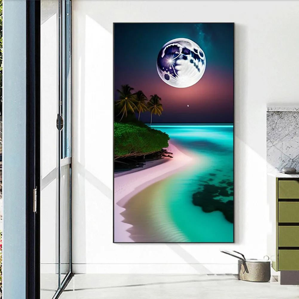 Gradient Sea - Full Round Drill Diamond Painting 40*70CM