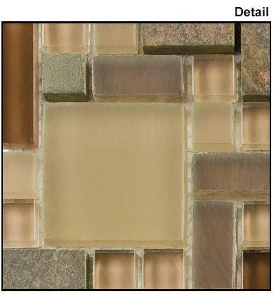 GT Tiles Titanium Filed (Block Random)  GS28
