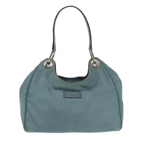 GUCCI Shoulder Bag Nylon Outlet Light Blue 244342 83813