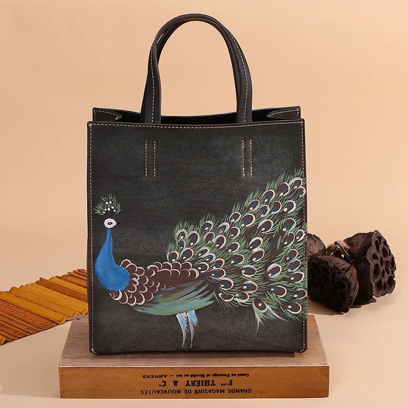 Handmade Vintage Leather Tote Bag for Women 3230