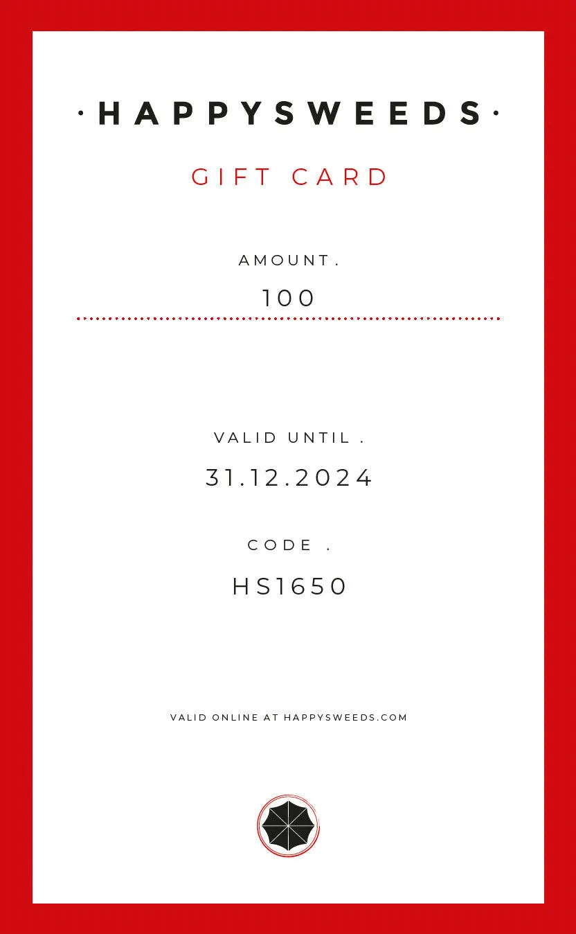 HAPPYSWEEDS Gift Card – Perfect Last-Minute Gift