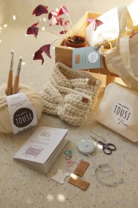 Headband duo - crochet kit for beginners