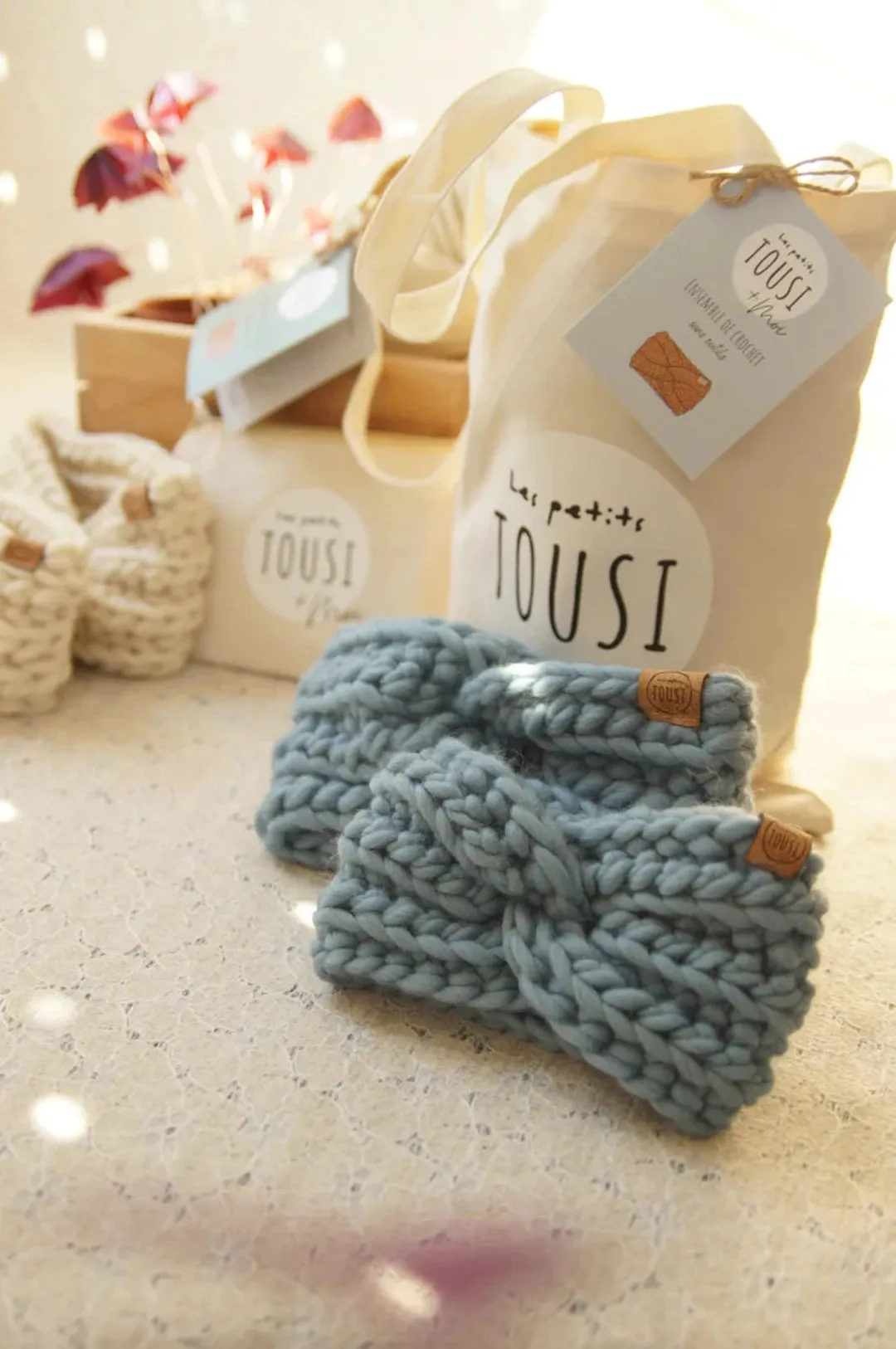 Headband duo - crochet kit for beginners