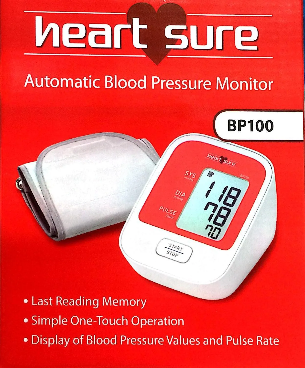 Heartsure Blood Pressure Monitor BP100
