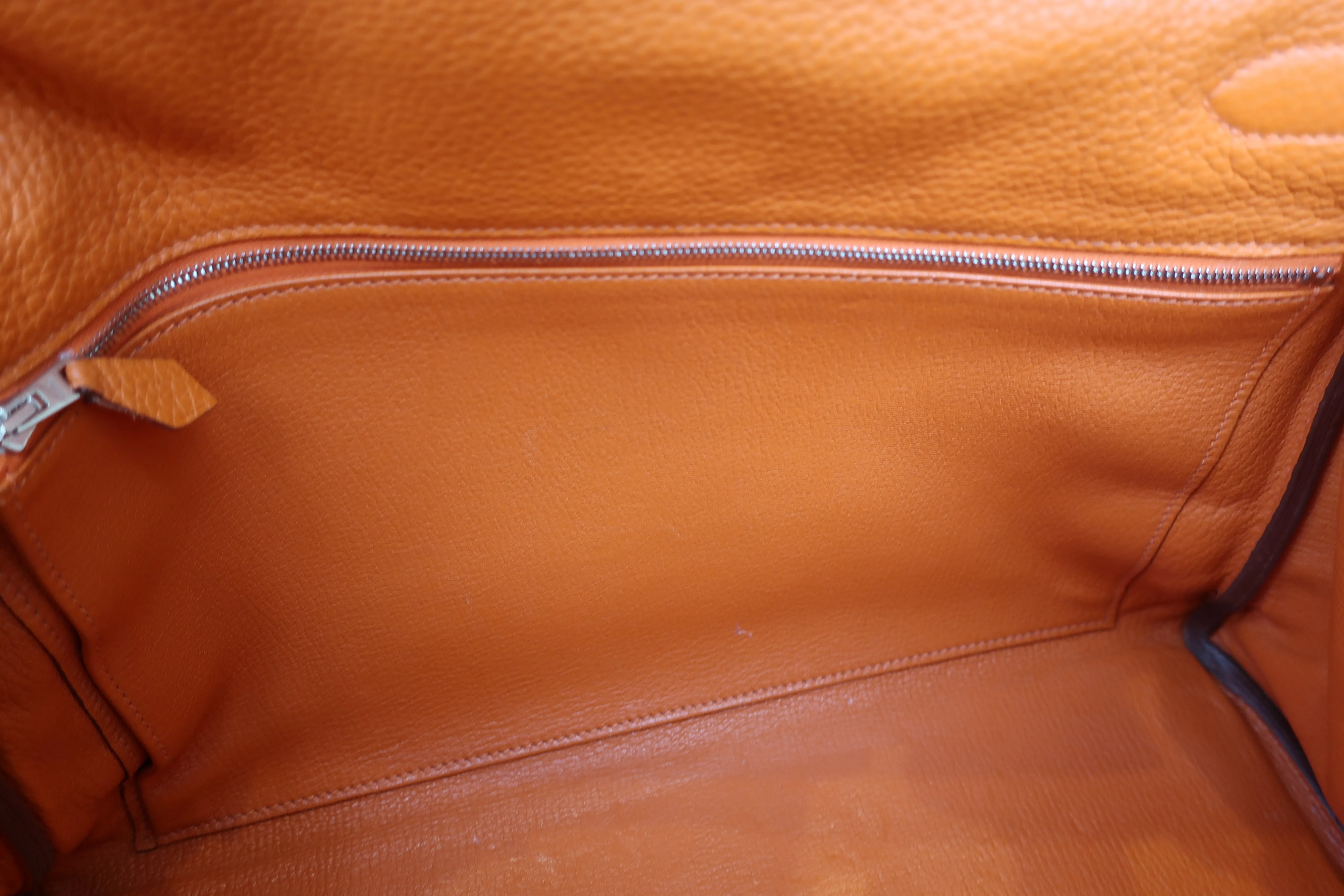 HERMES／エルメス ケリー35 トリヨンクレマンス オレンジ □N刻印 ショルダーバッグ 700010136
