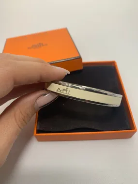 Hermès Le Bijou En Email Imprime Bracelet!