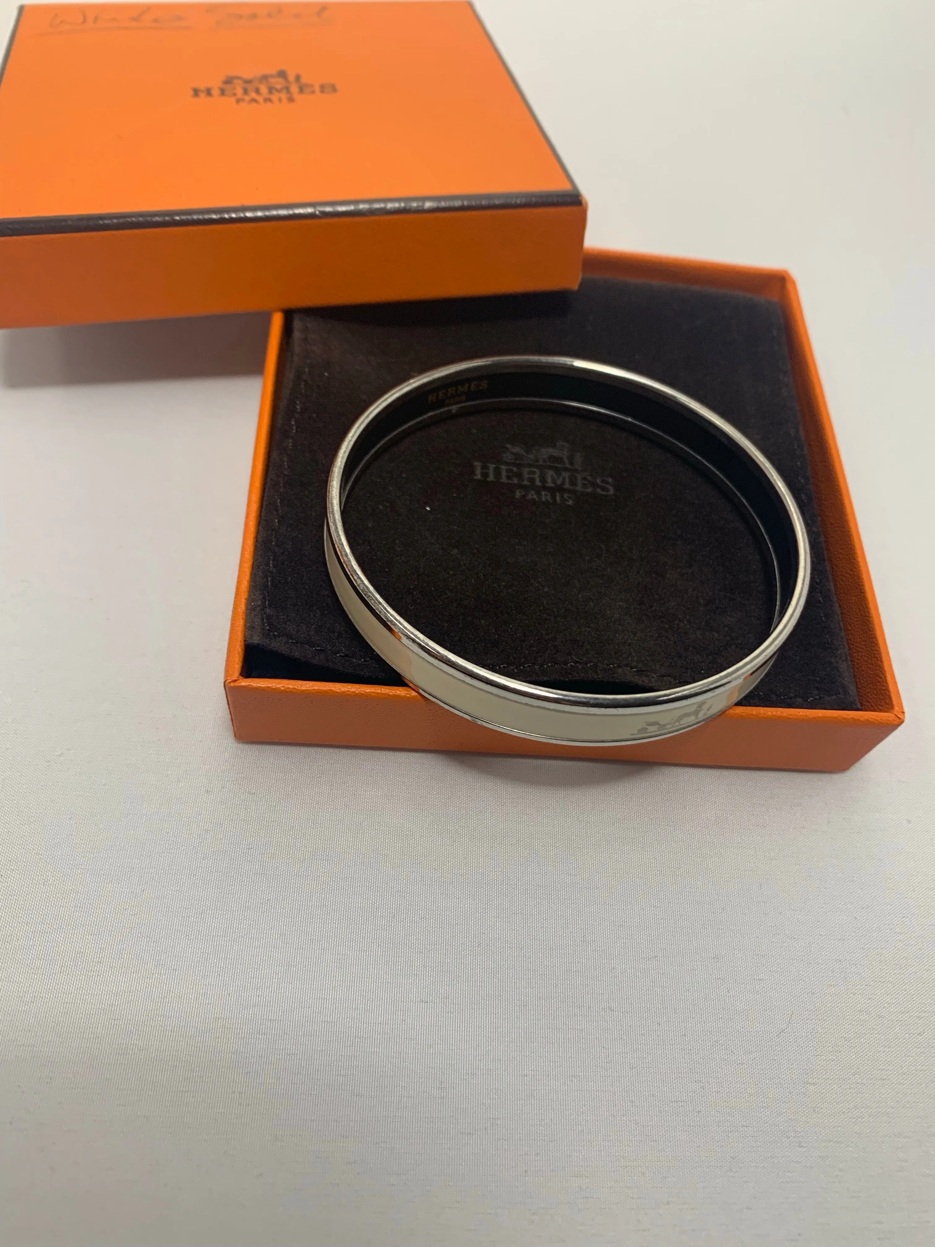 Hermès Le Bijou En Email Imprime Bracelet!