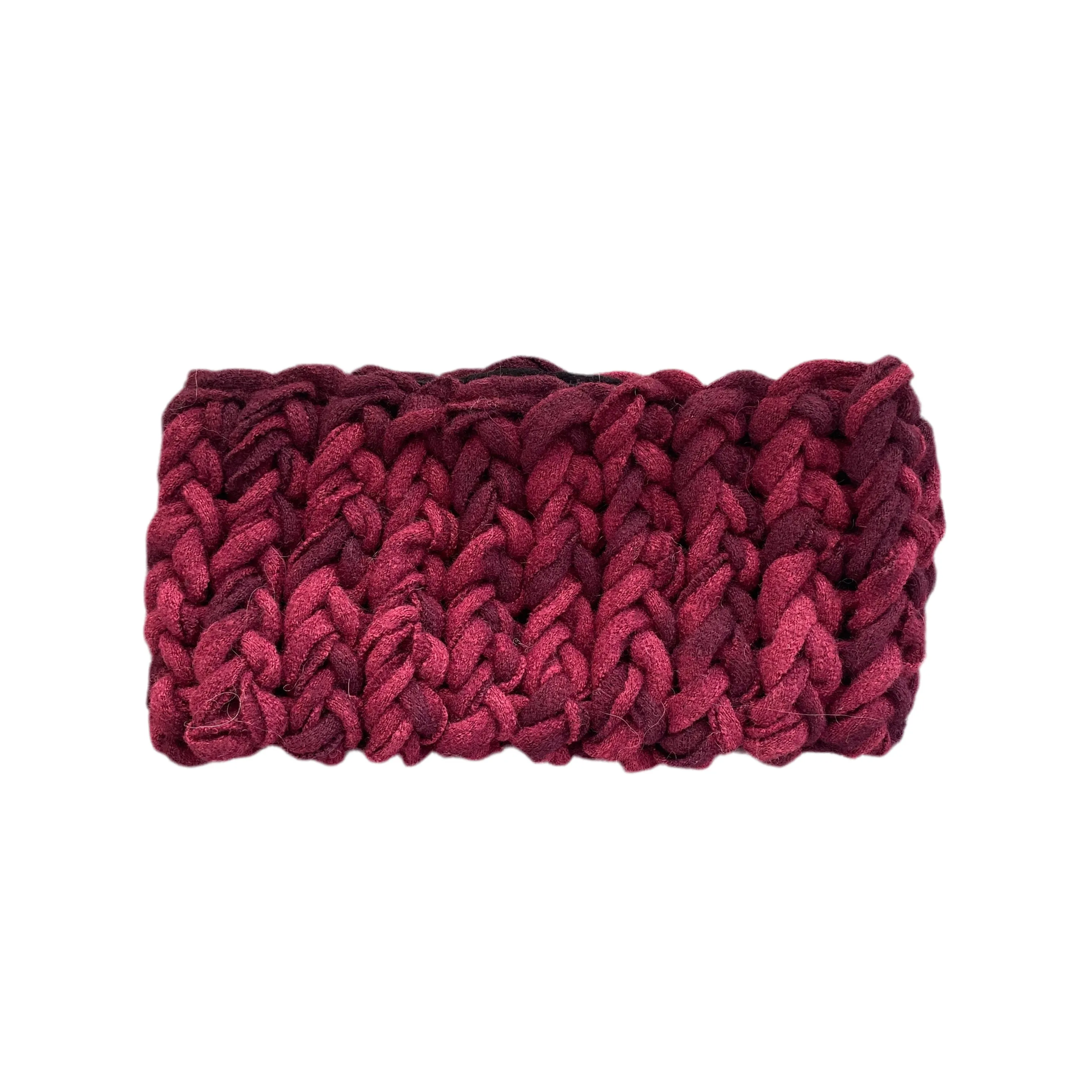 Highland Knit Headband in Rose Shibori