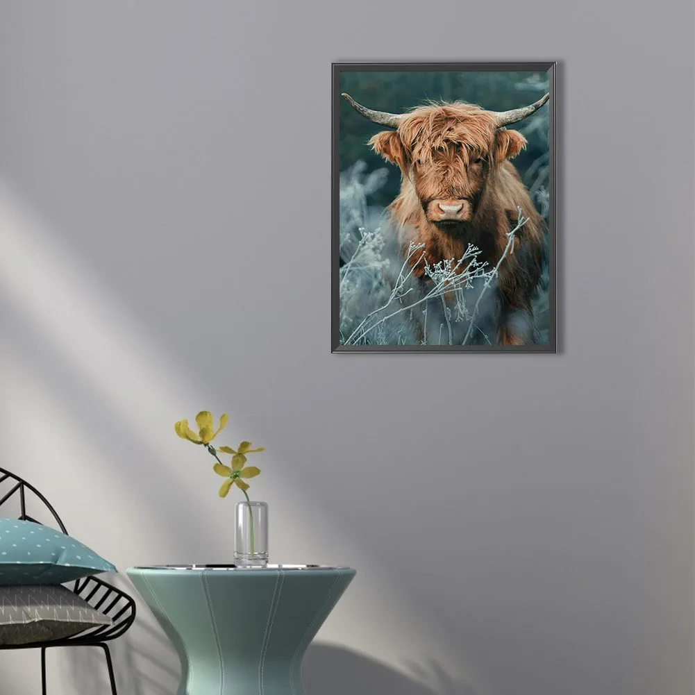 Highland Yak - Full Round Drill Diamond Painting 40*50CM