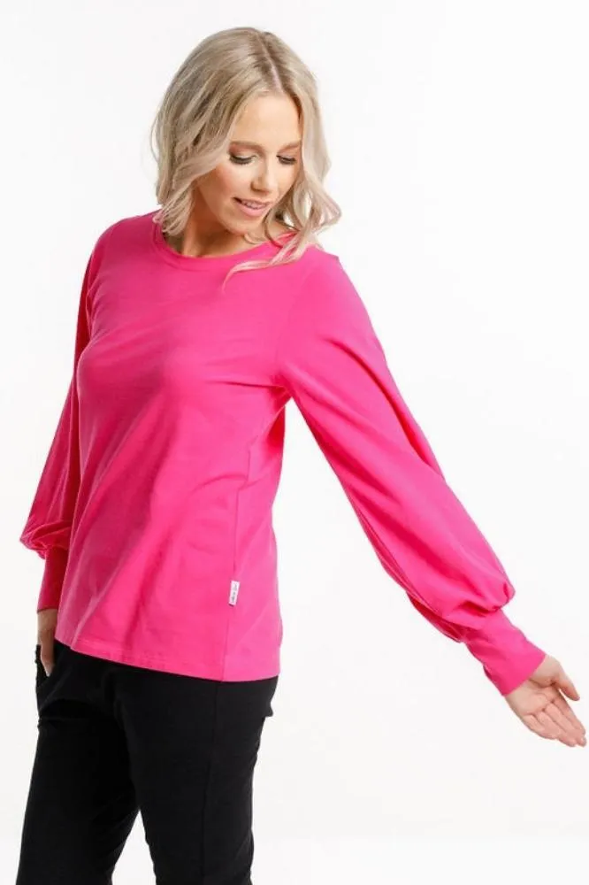 Homelee Laylah Top Raspberry Pink