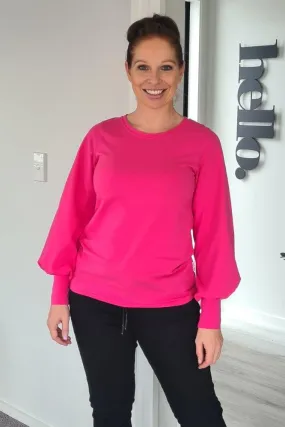 Homelee Laylah Top Raspberry Pink