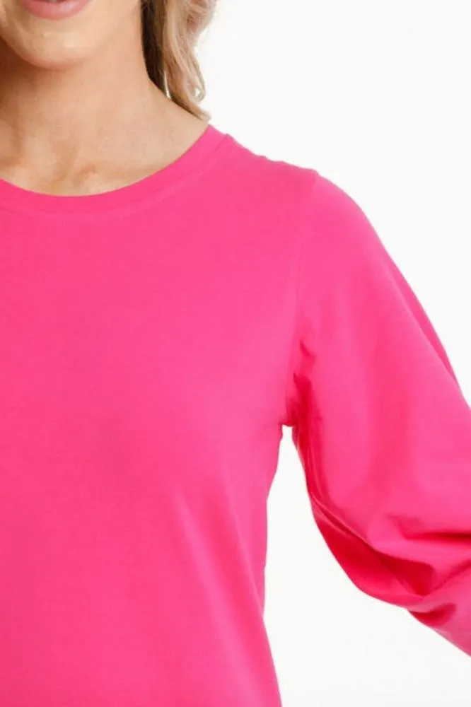 Homelee Laylah Top Raspberry Pink